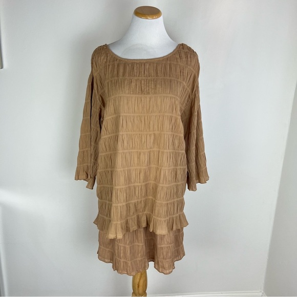 NWT Hope & May 2 Piece Gauzy Cotton Seeta Mini Skirt and Top Set Size M - Picture 5 of 11